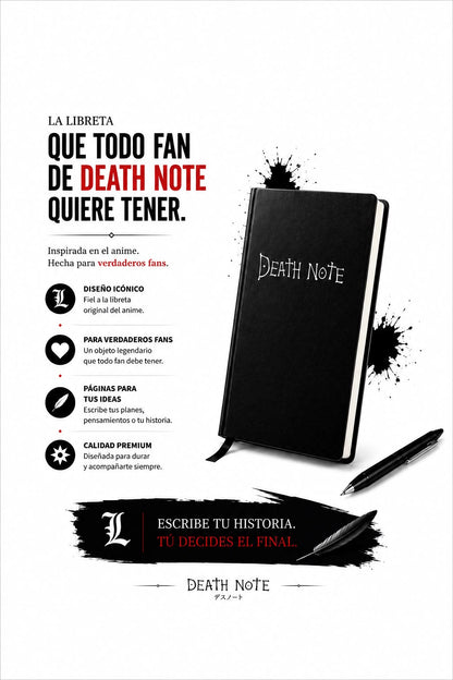 Libreta Death Note | Réplica Inspirada en el Anime